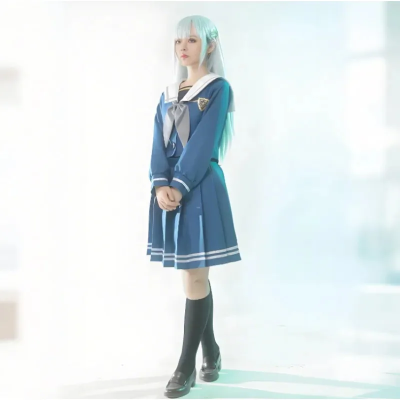 

2025 yiyi Anime BanG Dream! Ave Mujica Wakaba Mutsumi Mortis Cosplay Costume Stage Show Uniform Jk Plaid Skirt Carnival Party D