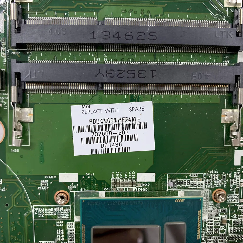 Imagem -03 - Placa-mãe Portátil para hp Pavilion 15-n Da0u83mb6e0 Sr170 I54200u Cpu Hd8670m Ddr3 100 de Trabalho