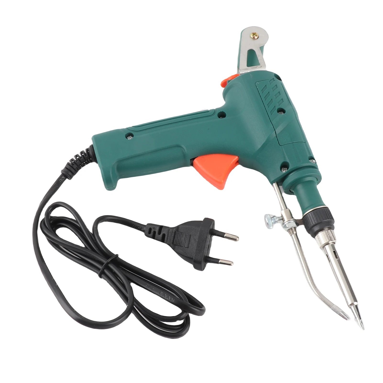 Pistola de solda portátil 60W, ferro de solda elétrico aquecido internamente, ferramenta de soldagem de fio de estanho - operação fácil com uma mão