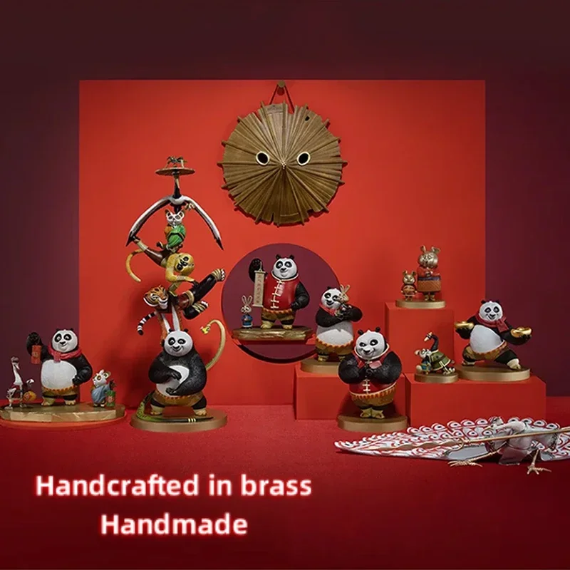 

Master Copper's Kung Fu Panda Series Special Collection of Complete Art Crafts,Home Decor,Gift Figurines,Desk Copper Ornaments