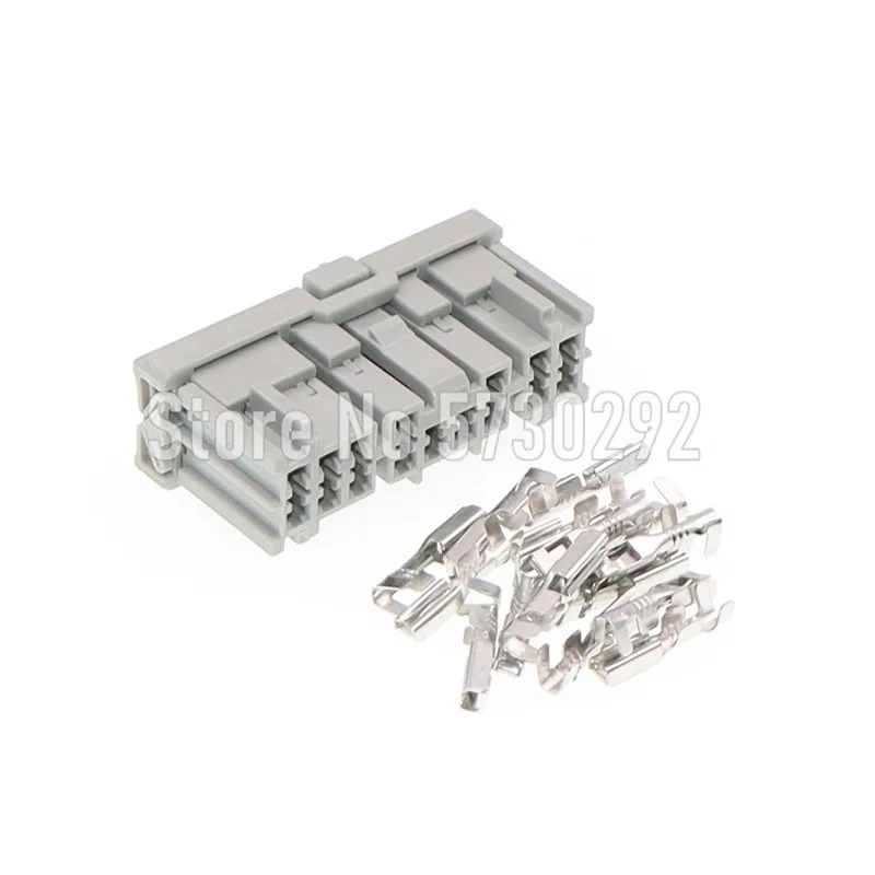 16P 6098-0256 Car Plug Wiring Harness For Honda 6098-0255 Auto Wiper Headlight Combination Switch Unsealed Socket