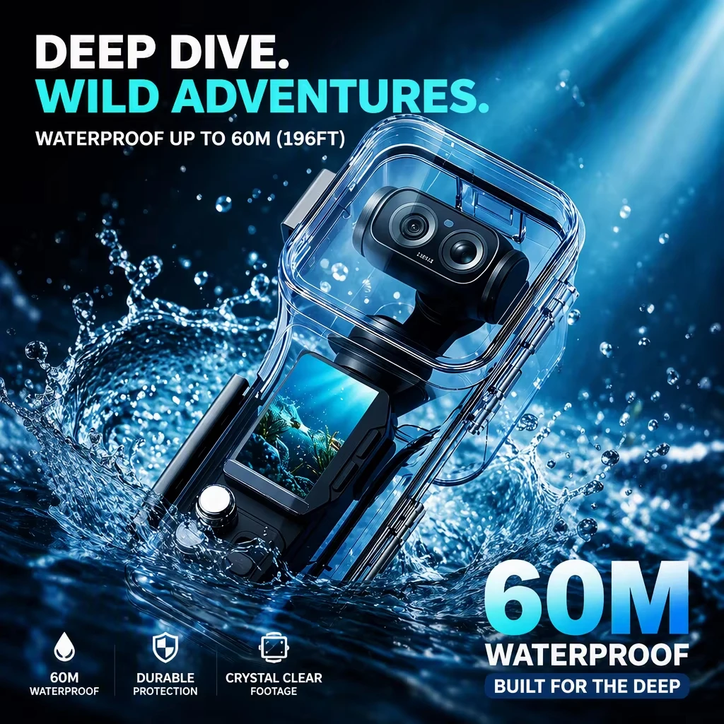 Dive Case For Insta360 Luna Ultra Waterproof Housing Cover Underwater Protector Fully Invisible Diving Shell Camera Accessories