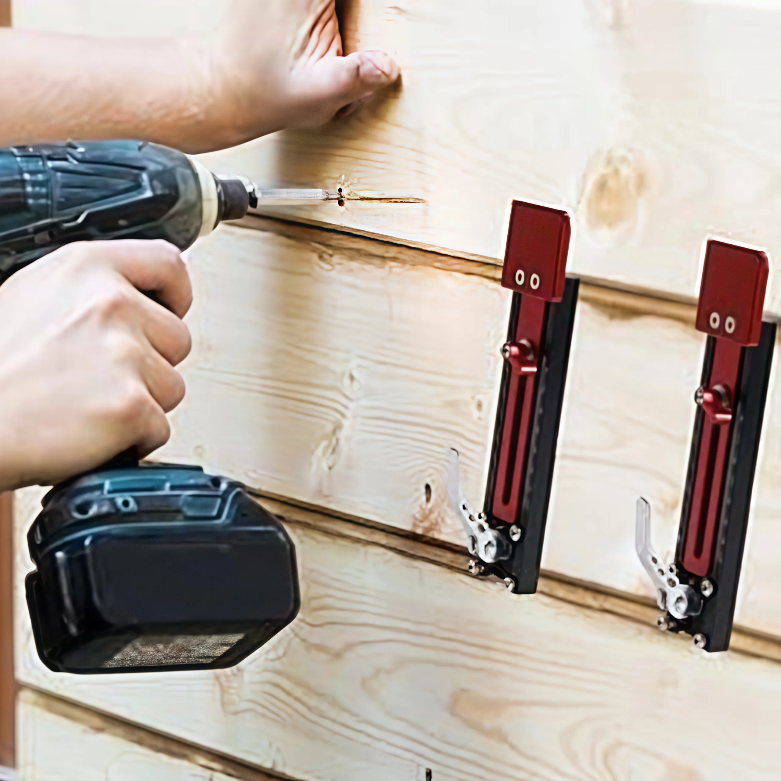 Professional Siding Gauge & Holder Kit - Removal Tool for Hardie Board, Fiber Cement - Lap Siding Install & Repair (1/2 Pack)