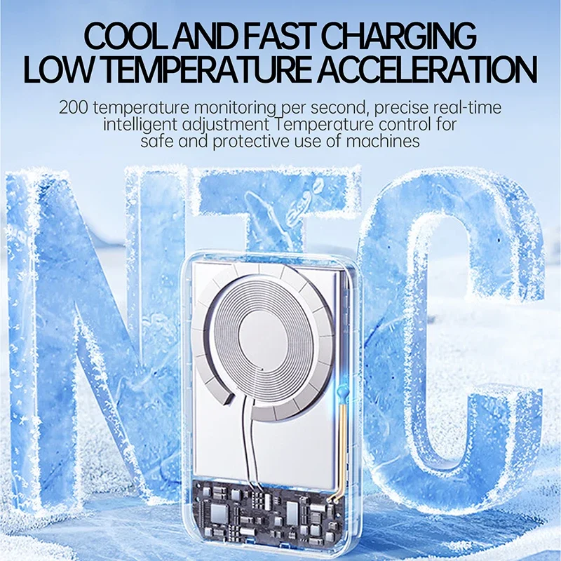 Xiaomi 500000mAh رقيقة المغناطيسي اللاسلكي قوة البنك PD25W شحن سريع بطارية خارجية محمولة ل Magsafe آيفون 2025 جديد #6