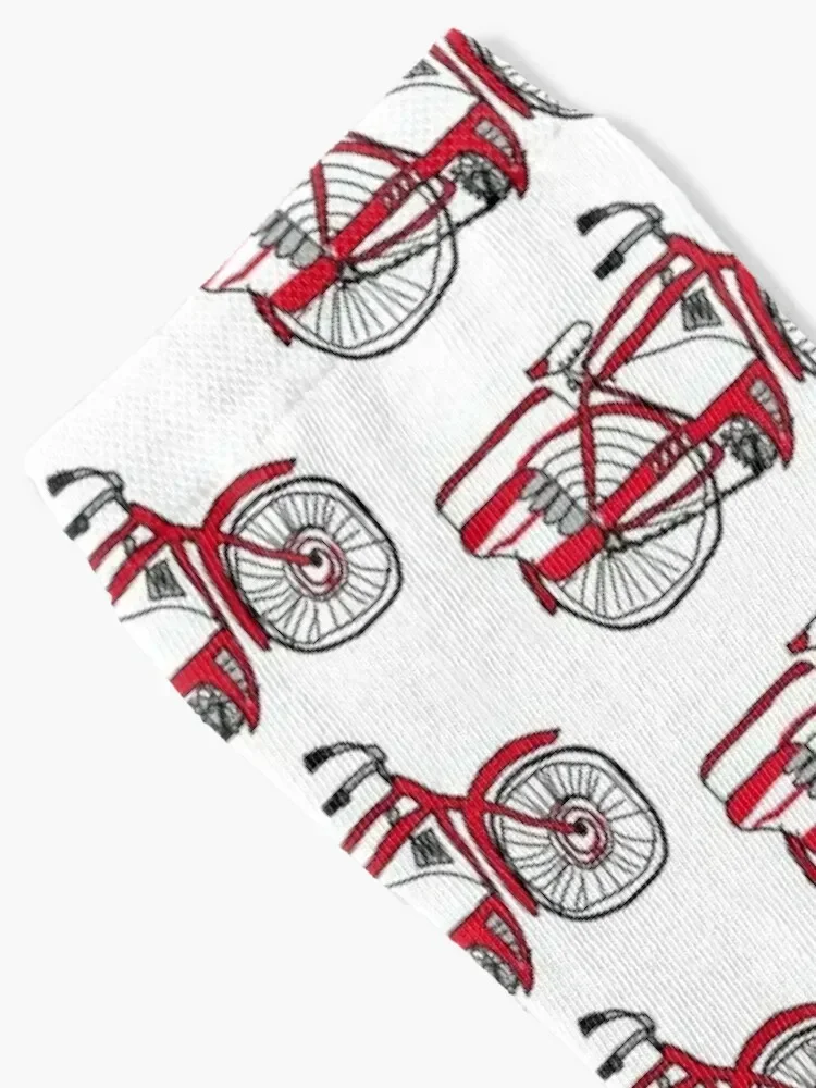 Pee Wee Herman's Bike Socks moving stockings bright garter christmas stocking designer Men Socks Women's