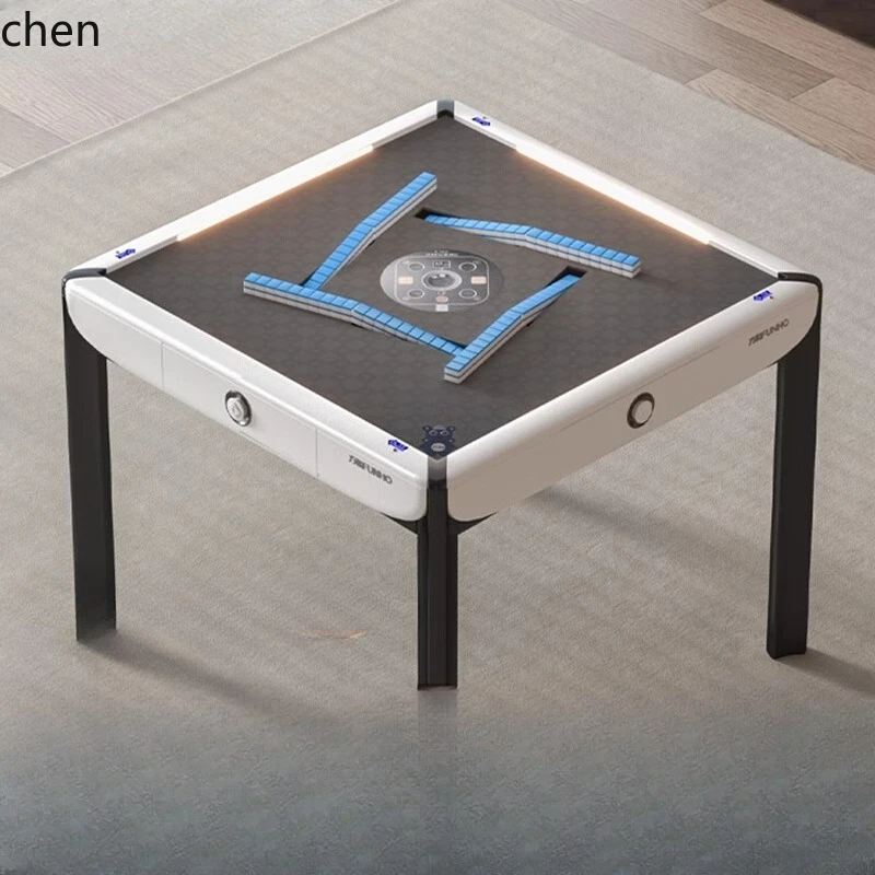 

HTT [high-end belt-free] rotor coaster mahjong machine, automatic dining table dual-purpose household static mahjong machine