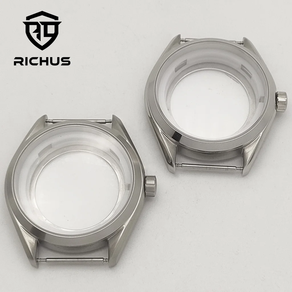 

RICHUS NH35 Watch Case 41mm Watch Case Sapphire Glass Fit NH34 NH35 NH36 ETA2836 Miyota8215-DG Movement