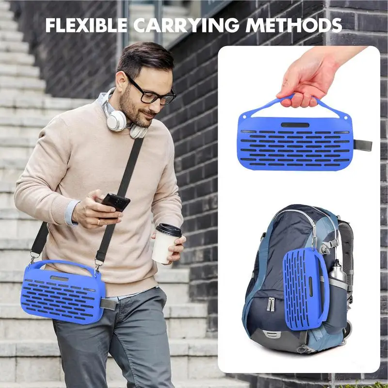 Wireless Speaker Silicone Cover Wireless Speaker Outdoor Sleeve Protector Traveling Camping Precise Fit Electronics Protection