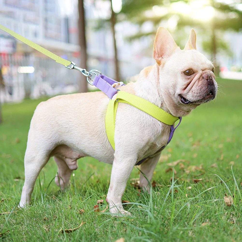 

Pet Dog Harness Vest Adjustable Chest Strap for Puppies Polyester Tape Travel D Buckle collar durable comfortable