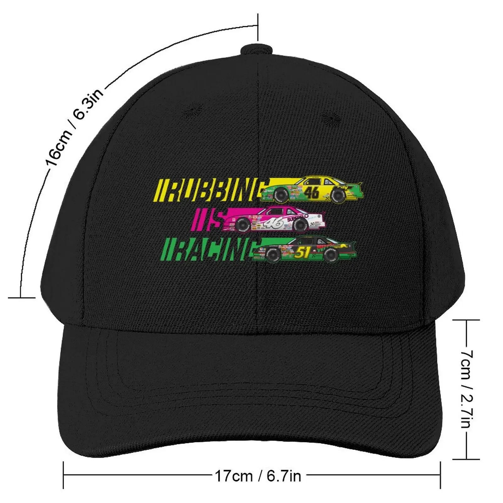 Rubbing is Racing,Days of Thunder, Cole Trickle Baseball Cap dad hat western Hat cute Ladies Men's