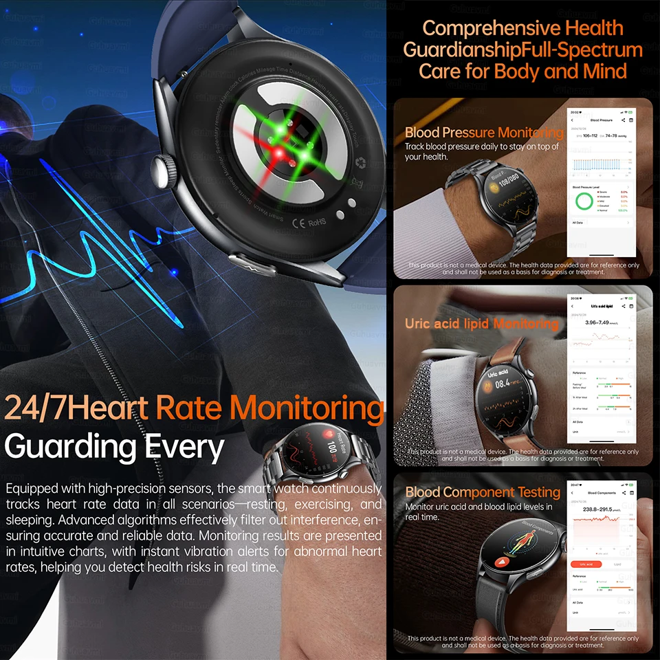 ل Xiaomi رقيقة جدا الساعات الصحية الجديدة ECG + HRV مايكرو الفحص البدني Smartwatch 1.53 "HD AMOLED NFC الرياضة سوار ذكي