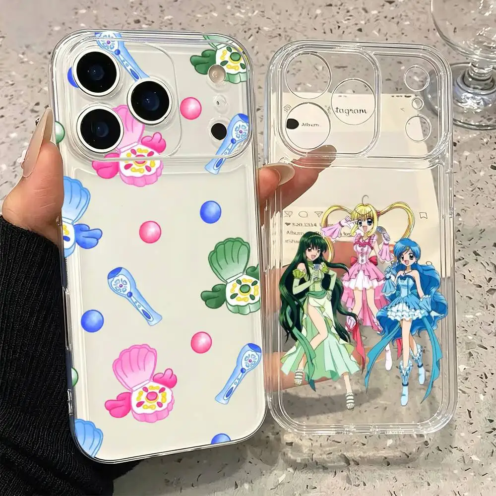 

Mermaid Melody Pichi Pitch Phone Case For iPhone17,16,15,14,13,12,11 Plus,Pro Max Soft Transparent Cover