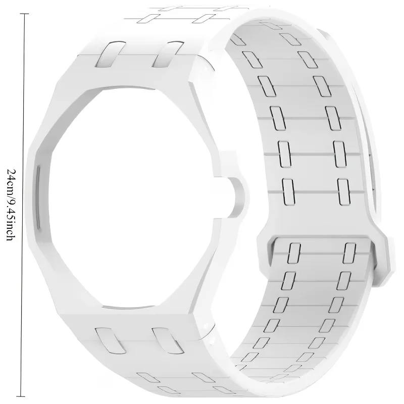 2pc， suitable for Audemars Piguet X Swatch Royal Fashion Replacement Strap, magnetic strap and buckle strap combination