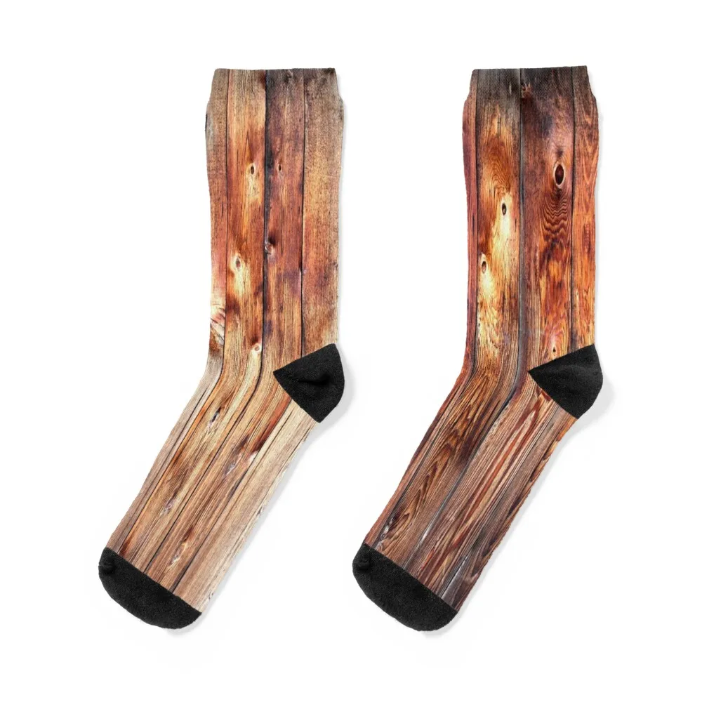 

rustic grunge western country red barn wood Socks designer aesthetic luxury Designer Man Socks Women's