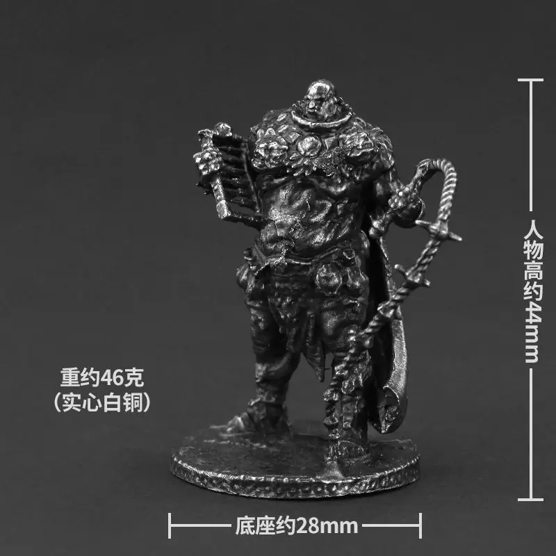 Mythic Gladiators Ancient Times Metal Armor Samurai Statuette Figure Miniature DIY Warrior Soldier Crafts Ornaments Gifts