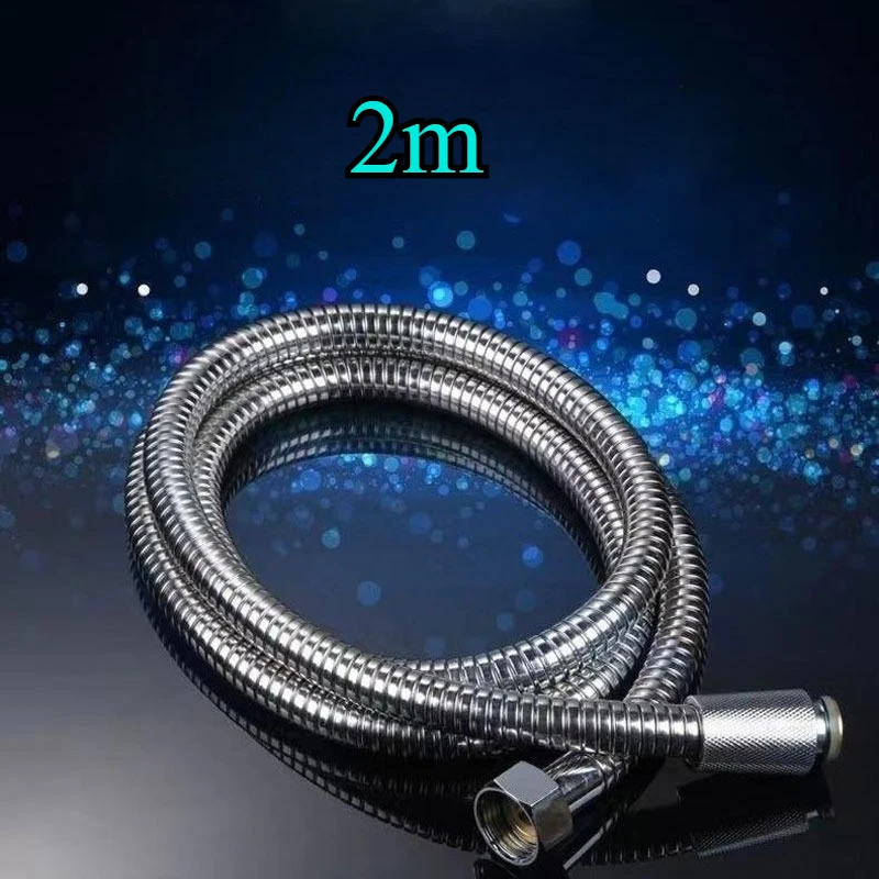 

2-метровый шланг из нержавеющей стали, водопроводный шланг, садовый шланг, ванна, насадка для душа, шланг для душа, аксессуары для ванной комнаты, инструменты для труб