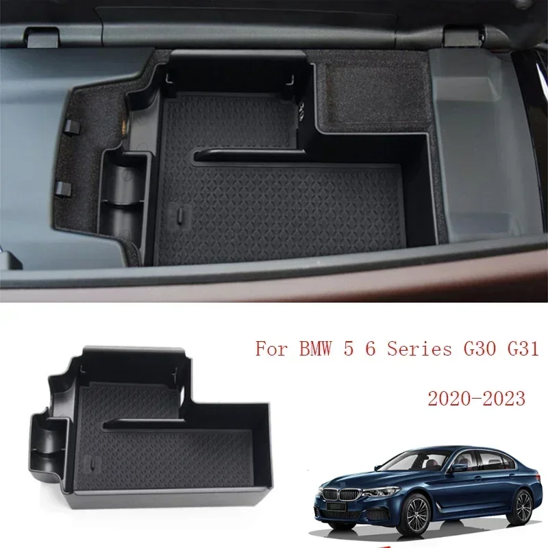 ABS Center Console Sundries Packing Organizer Box Auto Parts For BMW 5 6 Series G30 G31 BMW5 2020-2023 accessoire