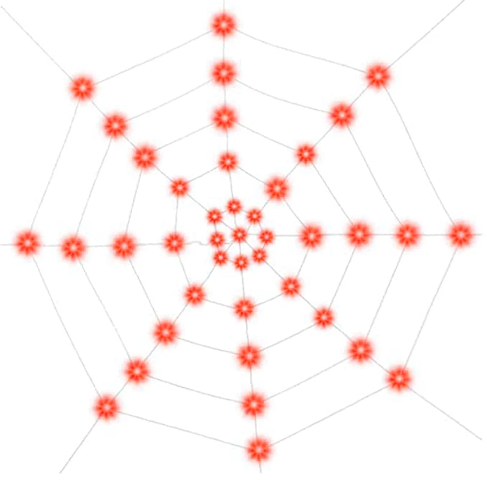 العنكبوت على شكل شبكة الإنترنت أضواء LED لجميع القديسين ، أضواء الويب الحساسة ، مصباح معلق للمنزل ، الجدار خلفية الديكور