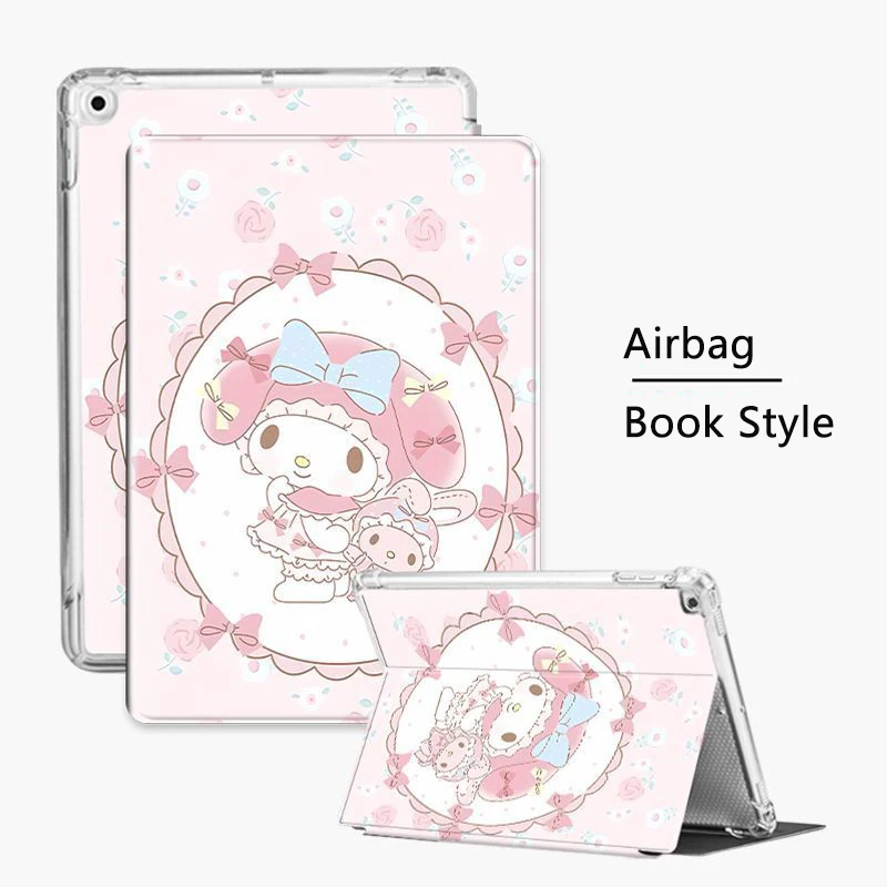 

Cartoon Melody Case For Ipad 10 Generation 10.9in 7/8/9th 10.2in Pink Case for 2024 Pro Air 11in Tablet Case Mini4 5 Smart Cover