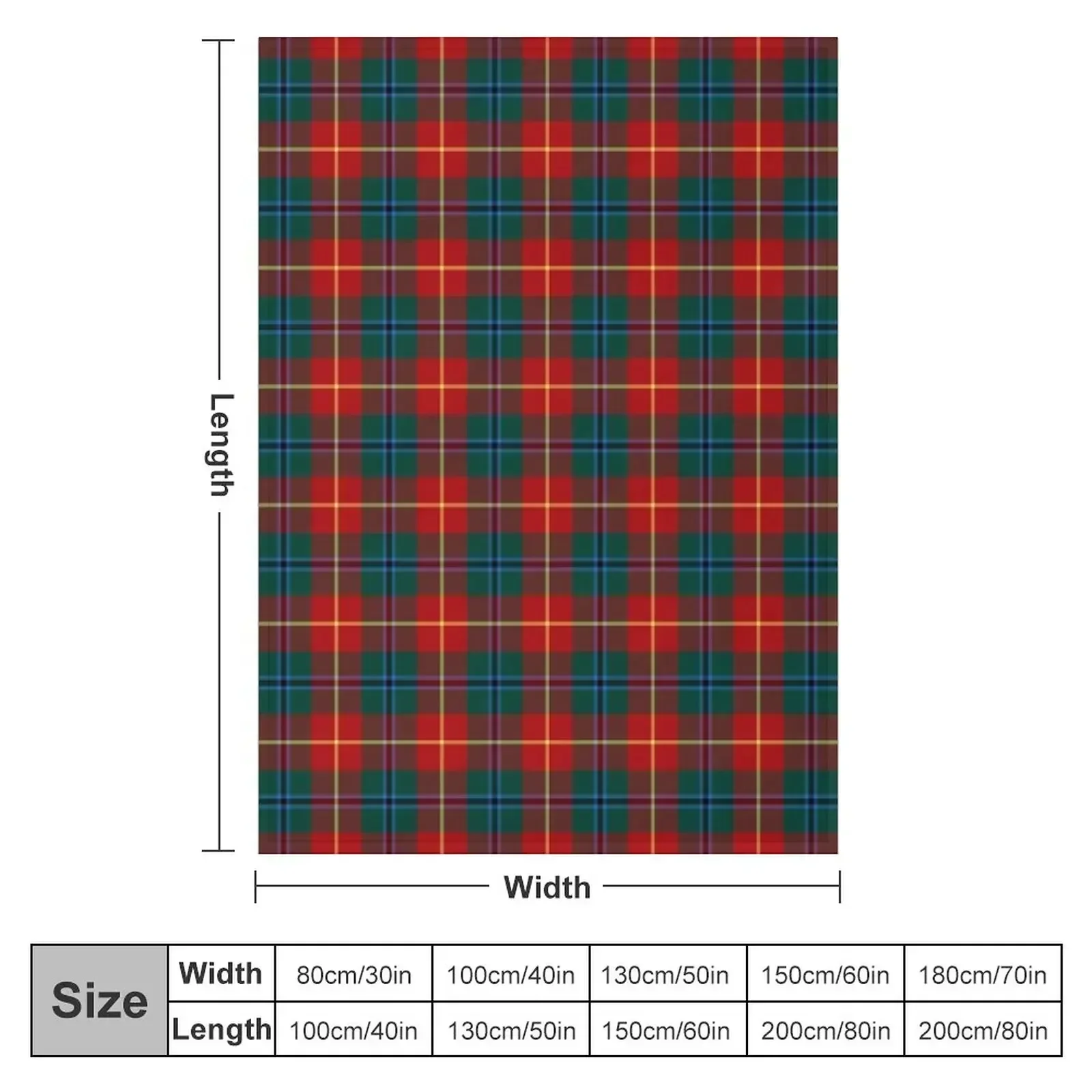 Clan Turnbull Dress Tartan Throw Blanket Thermals For Travel Bed covers Luxury Large Blankets