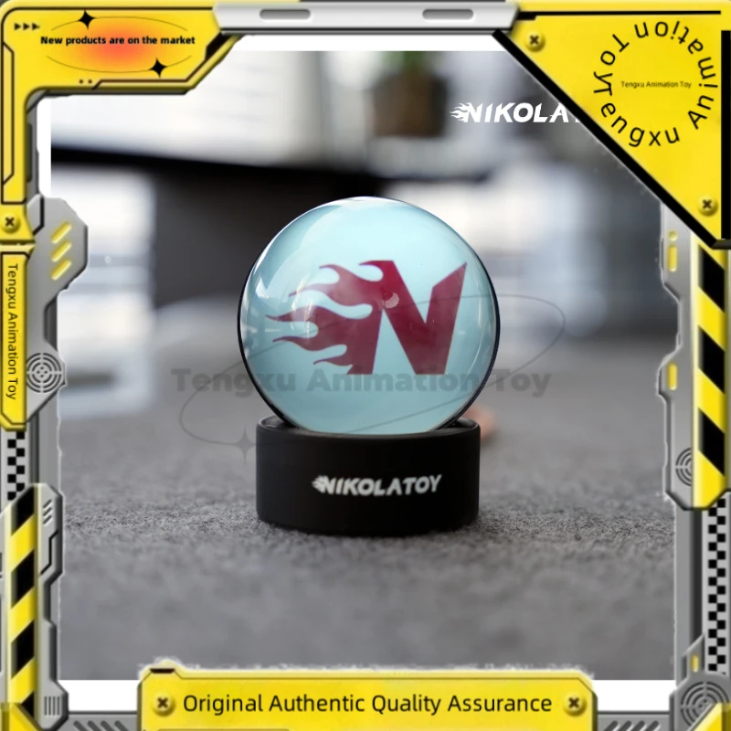 

NIKOLATOY Creative Anime Merchandise Sharingan LED Electronic Ball Music Rhythm Display Desktop Ornament Figurine Gift