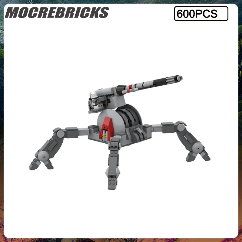 Military Series Armed Forces Weapons Clone Wars Robot AV-7 Model Building Blocks Sets DIY Mini Bricks Children's Toys Xmas Gifts