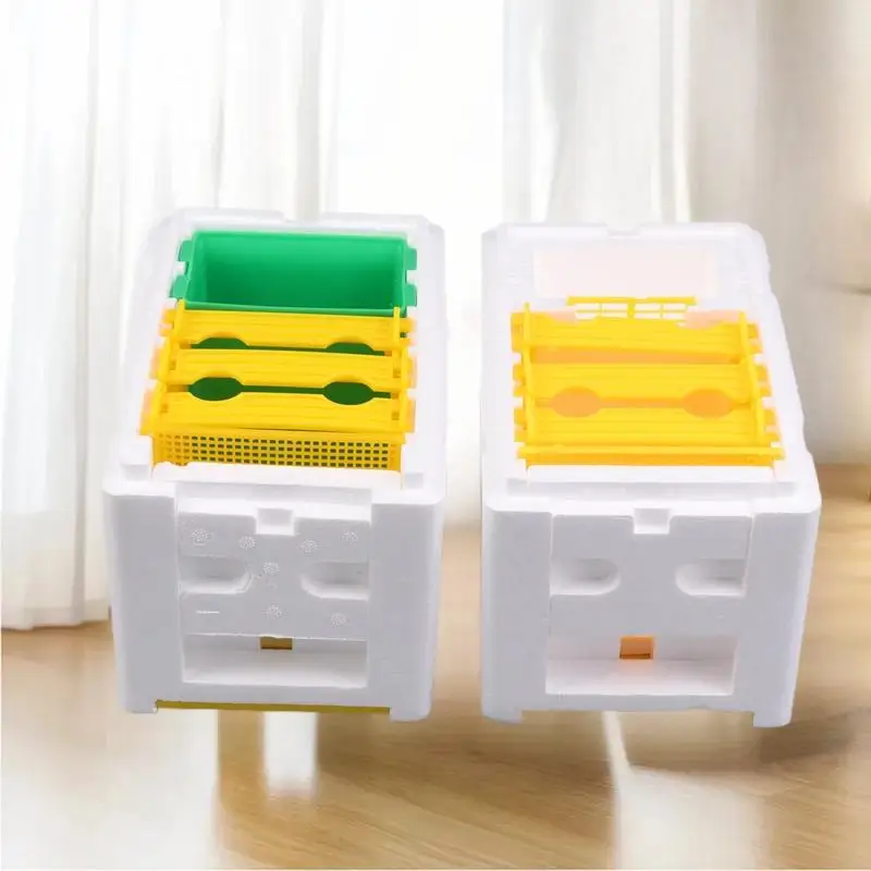Queen Bee Breeding Box Bee Mating Box Foam Bee  Box Beekeeper Garden Pollination Breeding Case Beekeeping Equipment