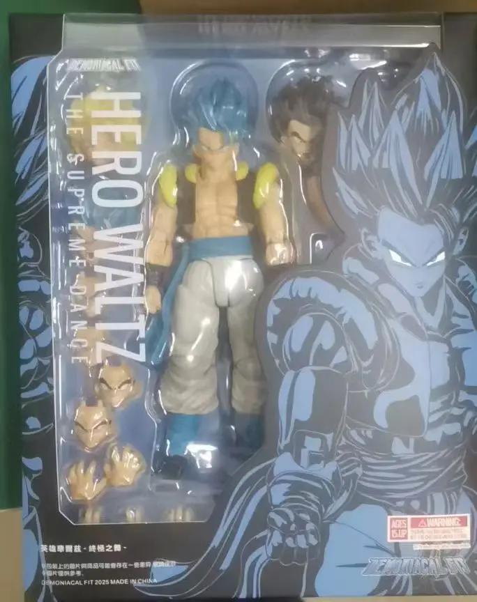 Demoniacal Fit DF Dragon Ball Z SHF Super Saiyan SSJ Hero Waltz The Ultimate Dance Gogeta Anime figura de acción regalos en miniatura Juguetes
