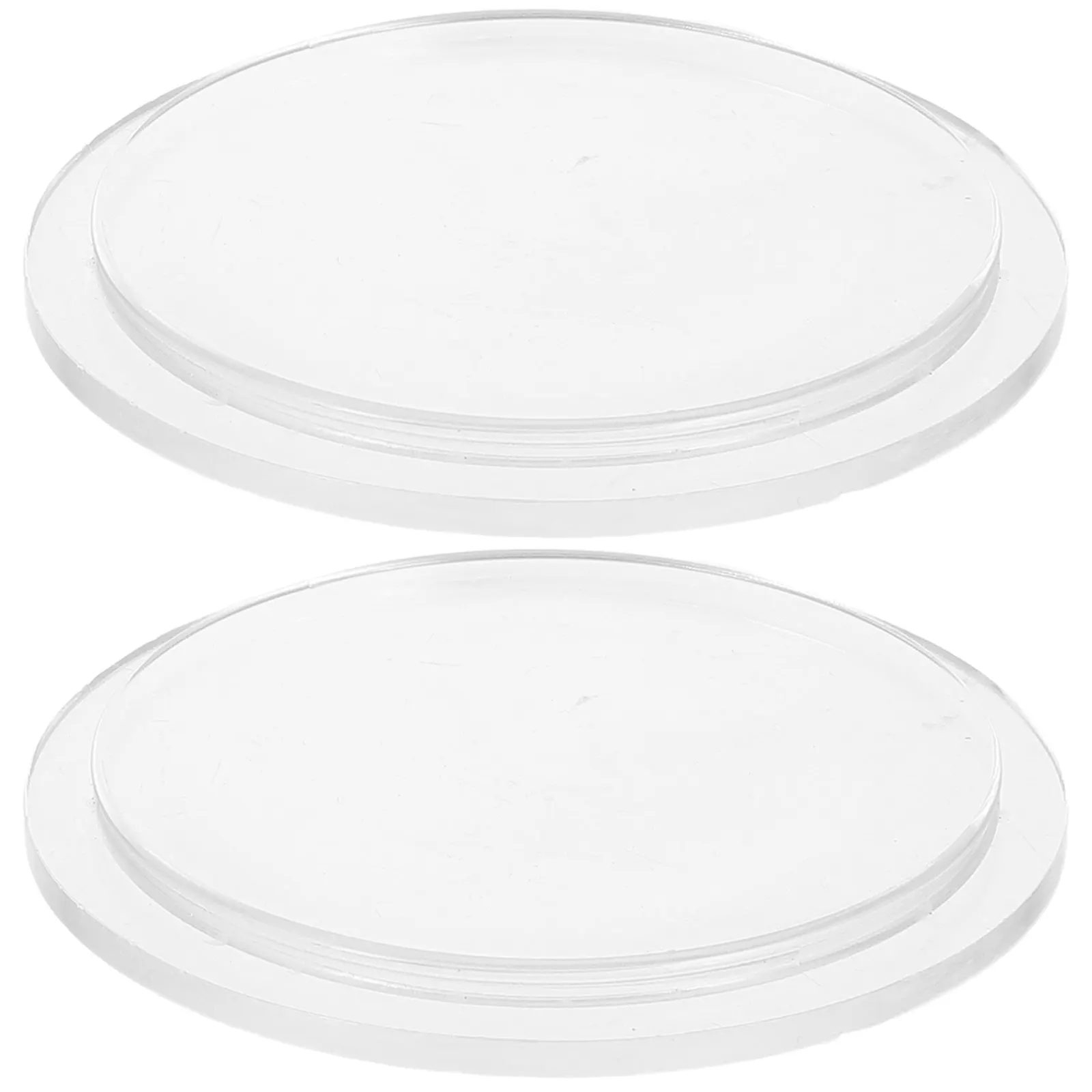 2Pcs Jewelry Polisher Barrel Lid Replacement Precise Fit Rotary Tumbler Bucket Cover for Jewelry Polishing Workshop Supplies