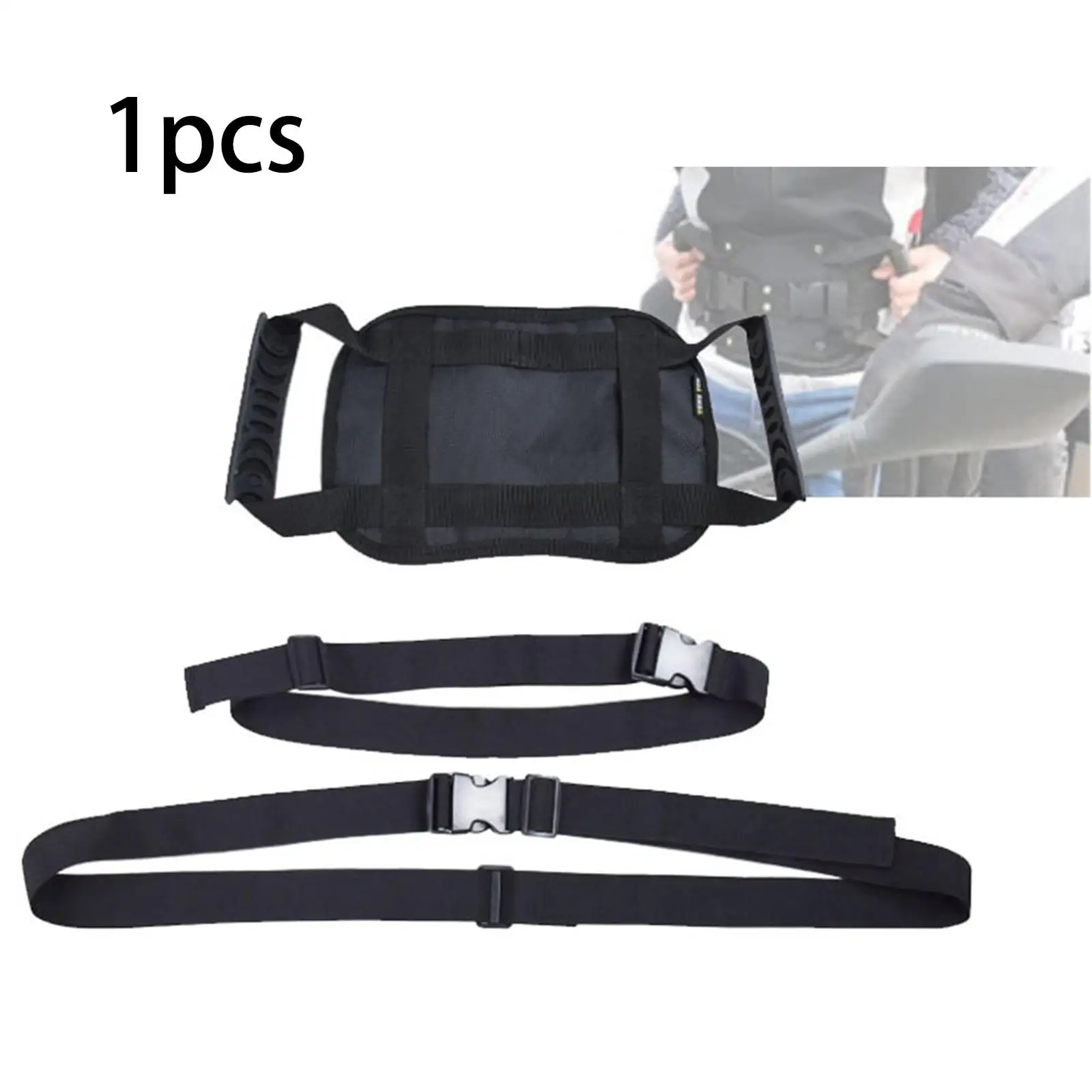 

Motorcycle Rider Passenger Connecting Belt Easily Install Back Seat Handle