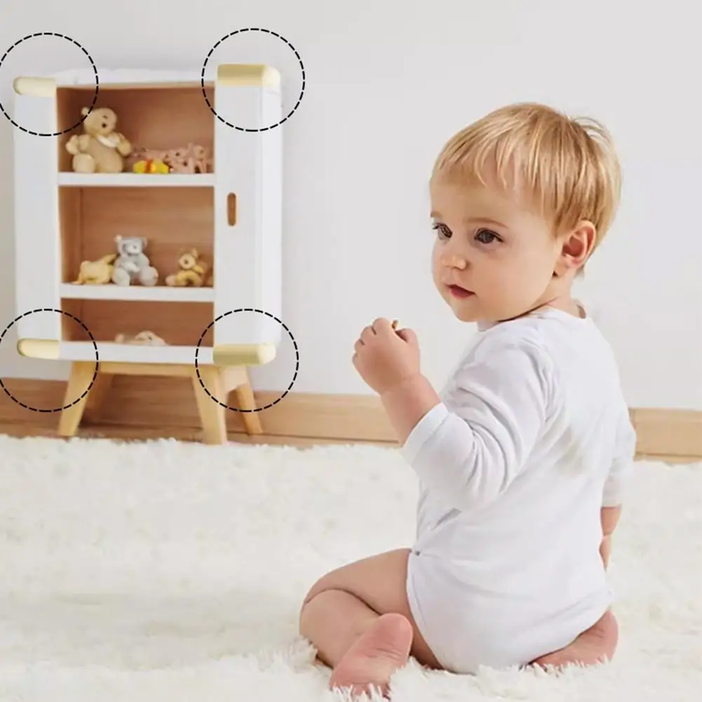 Protector de muebles de protección de seguridad infantil, borde suave, esquina de seguridad para bebés, hogar, 5/10 Uds., cubierta protectora de mesa para niños
