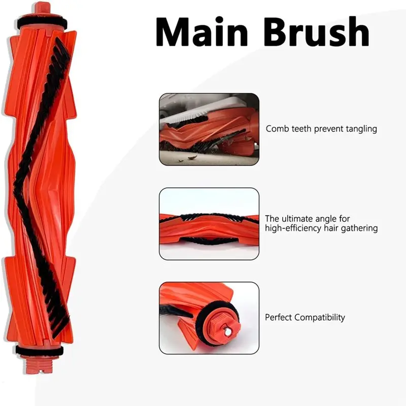

【NEW A39M】 Replacement Parts 14PCS For Xiaomi For Robot Vacuum S40/OV81 Vacuum Cleaner Main Side Brush Mop Cloth Filters Accesso