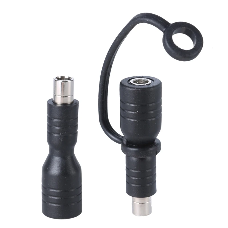 Power Plug 8.0x2.0mm Male to 5.5x2.1mm Female Connector for Transfer Between Devices Electronic Devices Photography