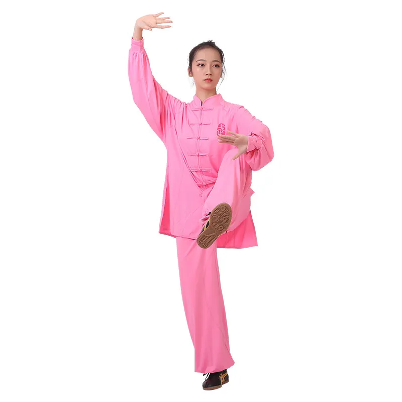 New Unisex Upgraded Lightweight Milk Silk Flowing Design Tai Chi Practice Uniform for Martial Arts Performance Daily Wear