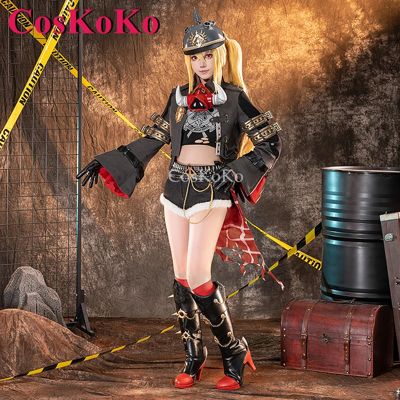 CosKoKo Lucy Cosplay Game Zenless Zone Zero Costume Fashion Sweet Combat Uniforms Set completo Halloween Party gioco di ruolo abbigliamento