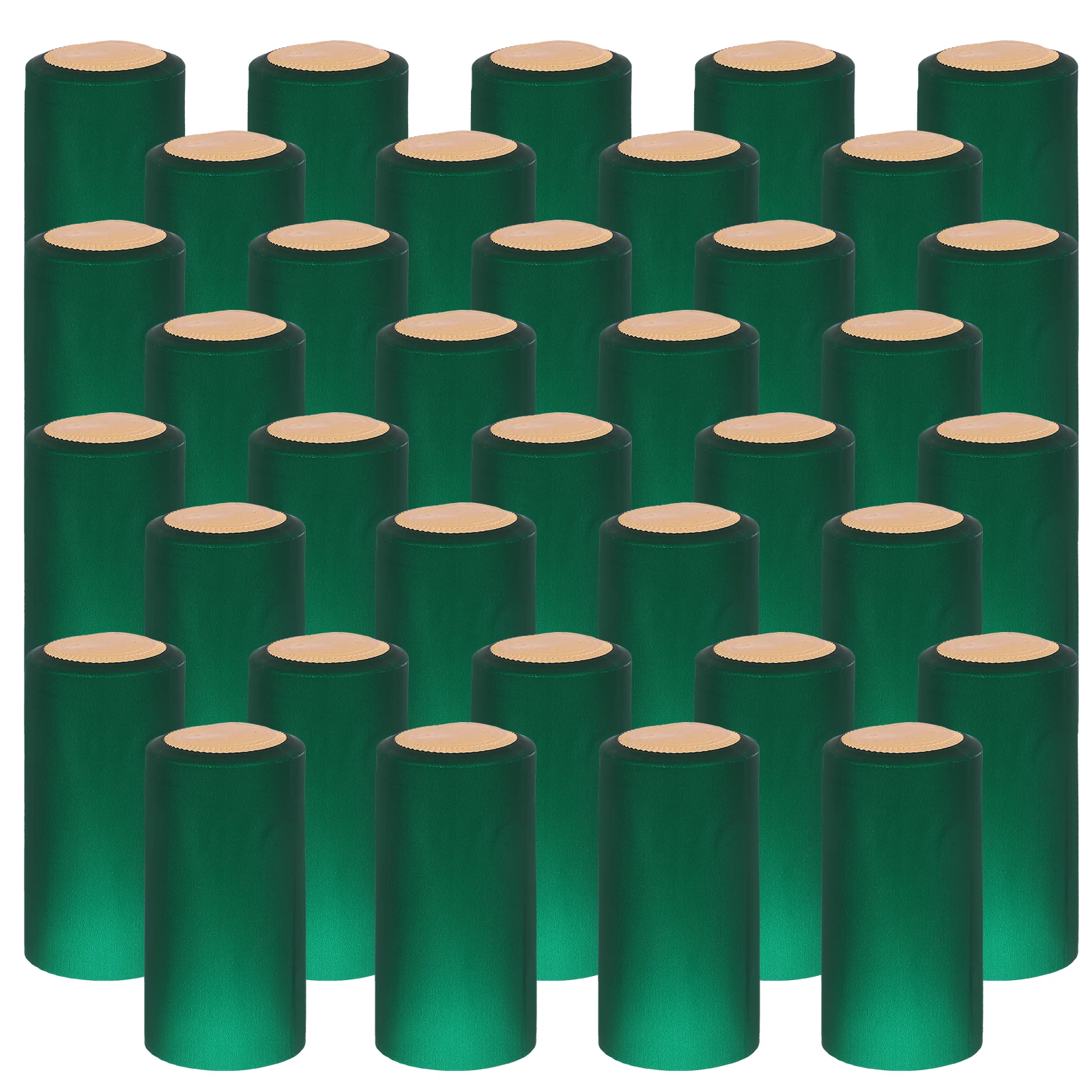 

60pcs Heat Capsules Red Stoppers Sealing Sleeve Fresh Keeper Accessories Disposable Wine Sealer Liquor Bottle Covers Shrink Wrap