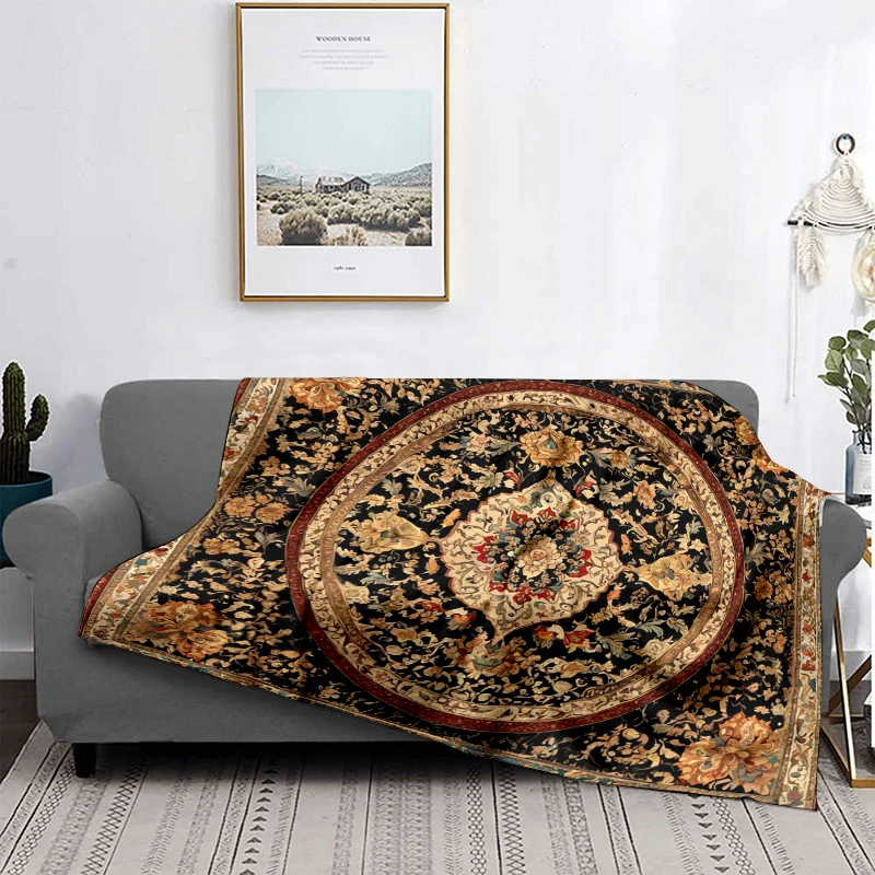 Home decoration plush Throw Sofa blanket Bedspread on the bed fluffy soft blankets decor Plaid Modern Persia boho Blankets