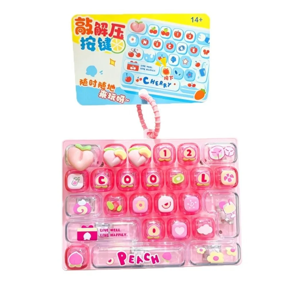 teclado-mecanico-de-26-teclas-com-tema-de-frutas-cereja-e-pessego-chaveiro-fidget-antiestresse-penduravel-pingente-de-bolsa-presente