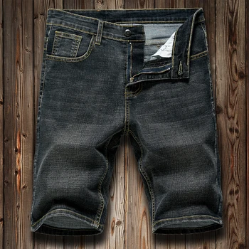 6 Model Classic Style Men's Slim Denim shorts Summer New Business Fashion Thin Stretch Short Casual Pants Male 6 6 Model Classic Style Men's Slim Denim shorts Summer New Business Fashion Thin Stretch Short Casual Pants Male 6