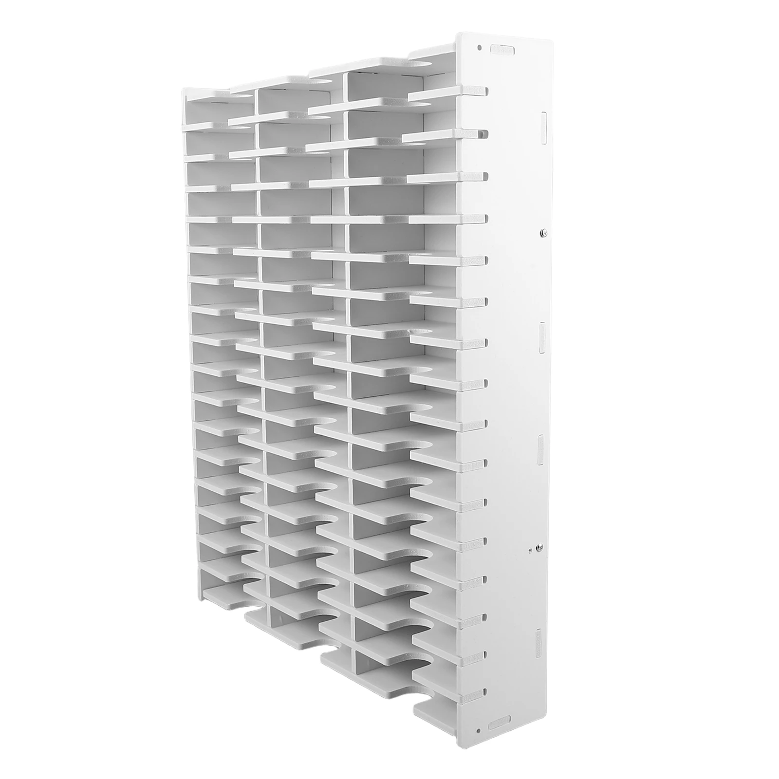 

Mobile Phone Storage Box White PVC Cardboard Organizer Ink Pad Stamp Display Case Multifunctional Desk Tidy Remote Coin Holder