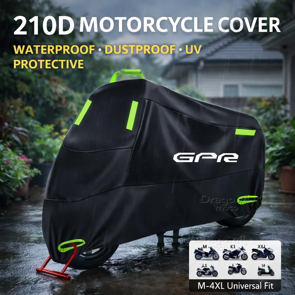 

Водонепроницаемый чехол для мотоцикла/скутера Derbi GPR 50 125 75 Sport 125 2T 4T GPR 50 Nude, защита от УФ-лучей и дождя