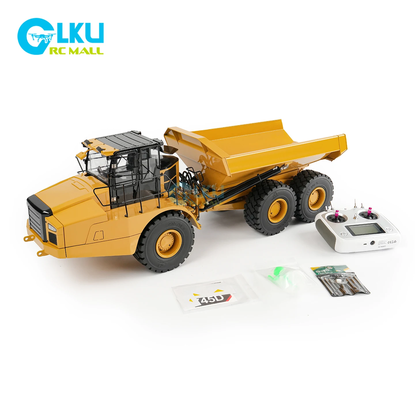 1:14 Scale RC Metal Scale-Model Articulated Dump Truck — Model C745D