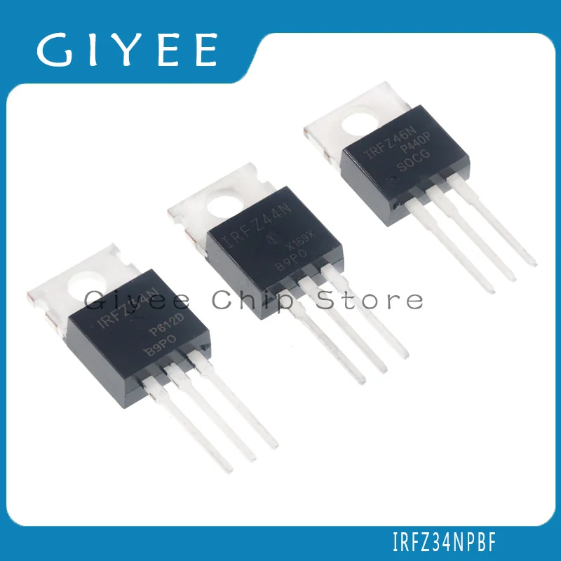 10PCS IRFZ34NPBF IRFZ34N TO220 N-kanal 55V 29A MOS FET