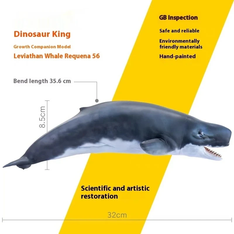 Dinosaur King Leviathan Whale Model 56 Action Figure Growth Companion Model Dekoratif Ornamen Mainan untuk Koleksi Koleksi Hadiah