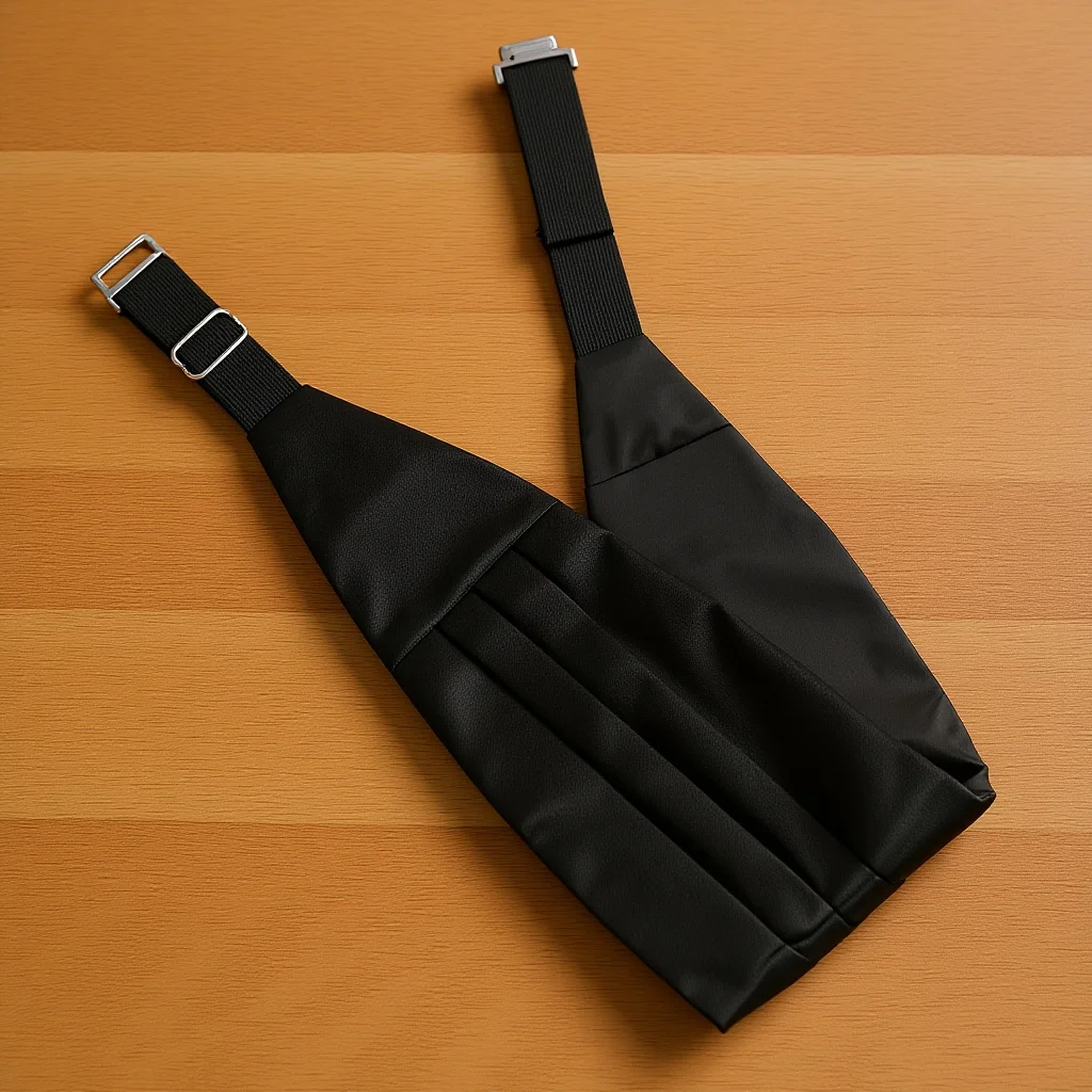 

Adjustable Satin Cummerbund Set Men Pretied Bow Tie Pocket Square Wedding Formal Satin Cummerbund Self-Tie Cumberbund