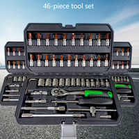 46-150-216 Piece High Quality Multi-Purpose Heat Treated Steel Ultimate Auto Mechanic Tool Kit Premium Ratchet Torque Wrench Set