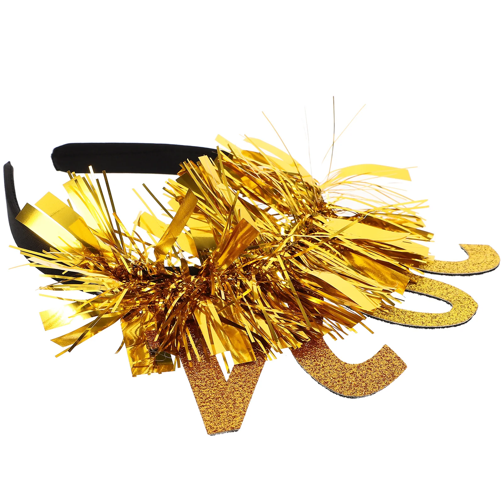 

2024 Number Gold Headband New Year Party Hair Accessory Glitter Hoop Hairstyle Decorative 2024 New Years Eve Supplies