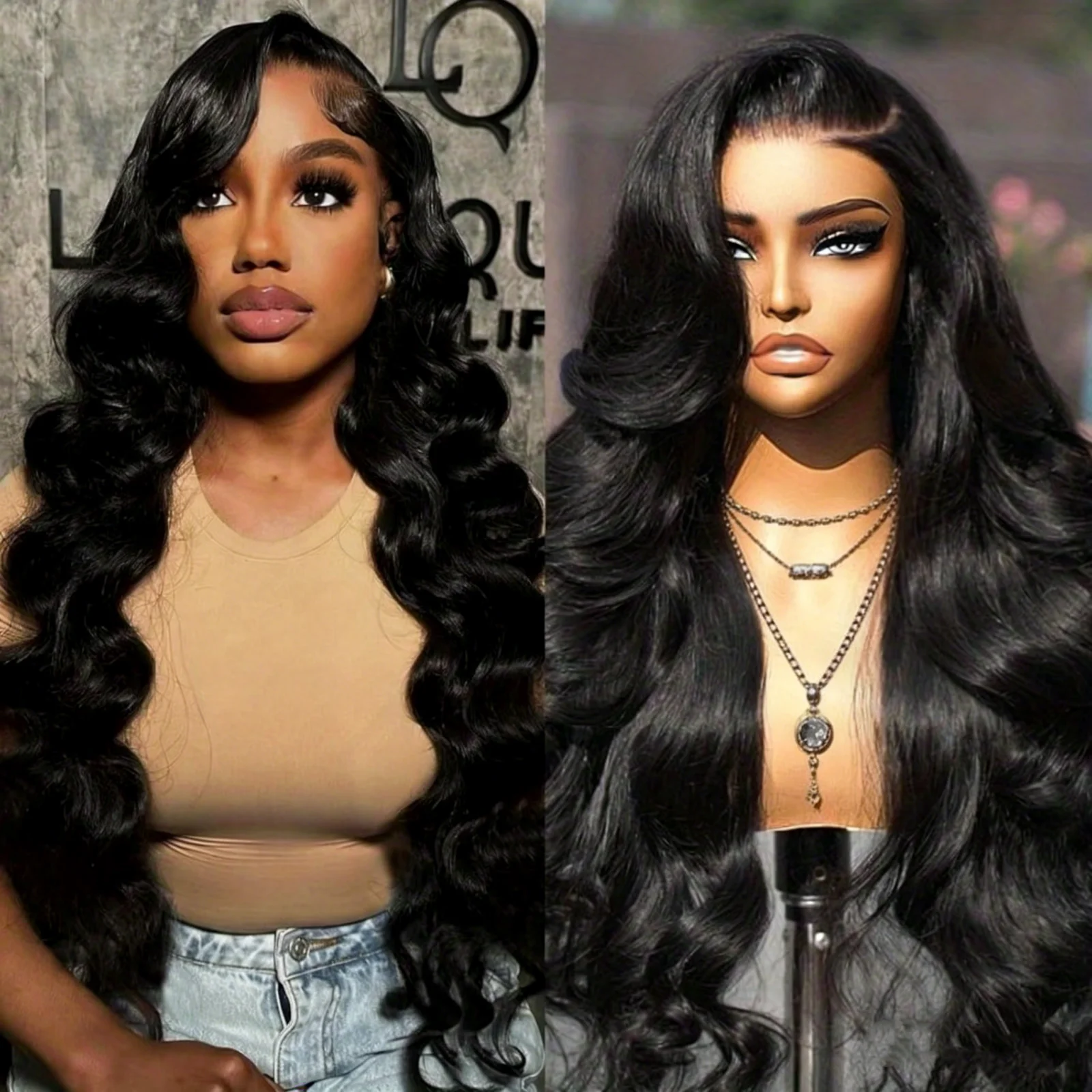 

Накладные парики из натуральных волос без клея, парик из натуральных волос с эффектом Body Wave, распродажа, парик с HD-кружевом 13x6, парик с HD-кружевом 5x5 для женщин