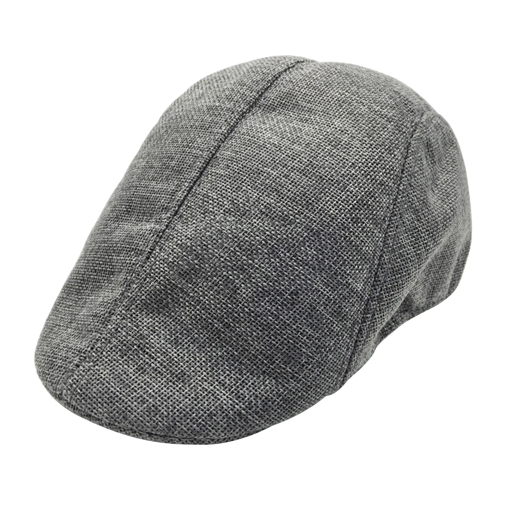 

Linen Beret Hat Women Cabbie Driving Newsboy Cap Lightweight Cozy Stylish Flax Peaked Hat Sunscreen Warm Fashion Suitable All