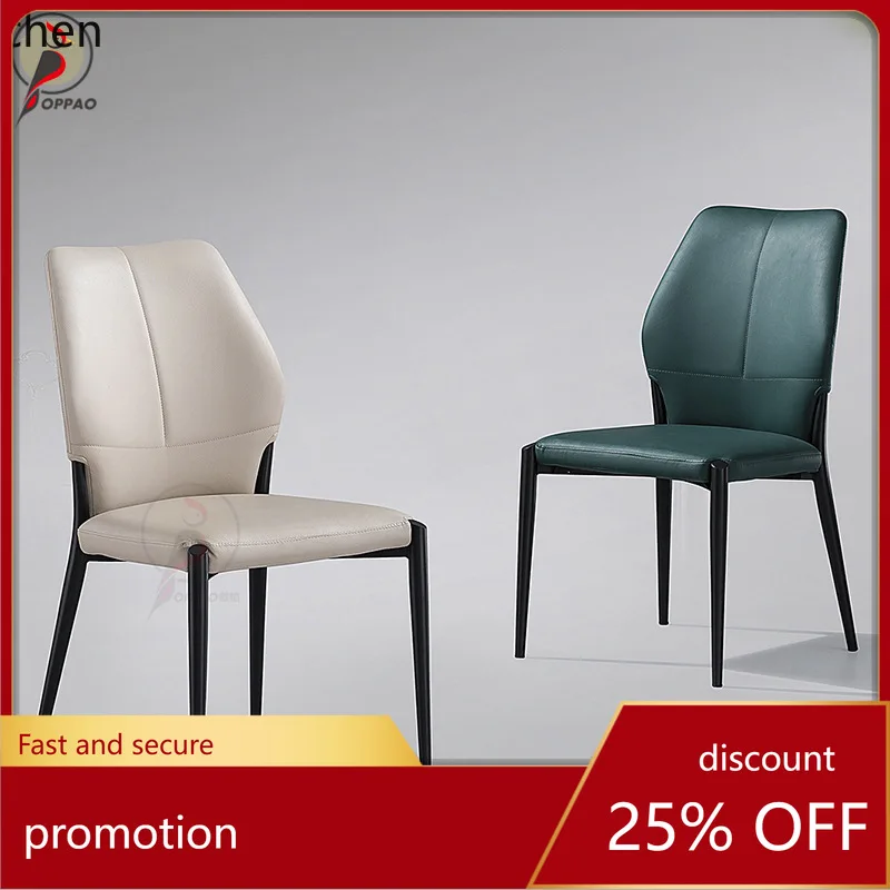 YFY Dining Chair Simple 2023 New Nordic Light  High-end  Living Room Dining Table Chair with  Creative Internet  Stool